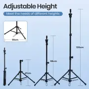 Neverland Beauty Mannequin Head Tripod Stand Adjustable 80-130CM Hairdressing