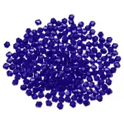 250pcs 6mm Bicone Glass Crystal Beads Faceted Beads Dark Purple