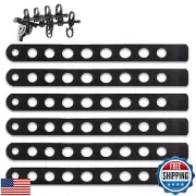 (6-Pack) Replacement Bike Rack Cradle Straps .49" Ladder-Style Strap Holes Co