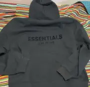 Fear of God Essentials Black Stretch Limo Hoodie size XL