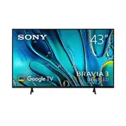 Sony Bravia 3 FWD43S30 43" Display 4K UHD, 3840 x 2160, 450 cd/lm2, HDR10/HLG, Google TV, Dolby Vision FWD43S30
