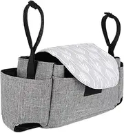 Beatifufu Baby Diaper Organizer Stroller Tote Bag Nursery Tote Storage Bin Diaper Storage Bag Bottle Cup Holder