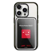 PowerThru Power Bank Mirror Slim Power Bank MagSafe Compatible Netflix Custom User Icon PowerThru Power Bank