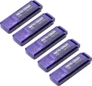 Micro Center SuperSpeed 5 Pack 64GB USB 3.0 Flash Drive Gum Blue - x 5
