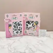 The Vintage Cosmetic Company Shower Cap & Hair Towel Set - Leopard Print