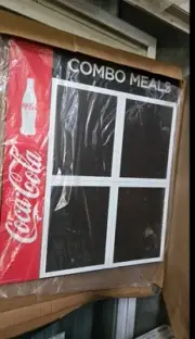 New 24" x 28" Coca Cola Chalk board Menu sign