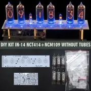 DIY KIT IN-14 Nixie Tubes Clock PCBs+Parts 12/24H Slot Machine [WITH TUBES]