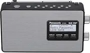 Panasonic RF-D10EB-K Portable DAB+ /DAB/FM Radio - AC/DC with 10Cm Speaker for Clear Sound., Black