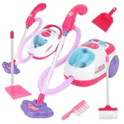 Vacuum Cleaner toy set children Play House Cleaning Toy Set With Sound And Light