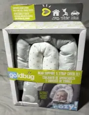 Go By Goldbug Baby Head Support Strap Cover Set