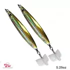2pcs 150g Vertical jig 5.25oz colt sniper MUSTAD 3x Treble Hook Silver Gold NEW