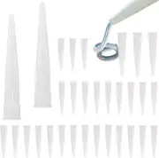 100 Plastic Caulking Gun extender Caulk Nozzle Tip Tool for Sausage Caulking Gun