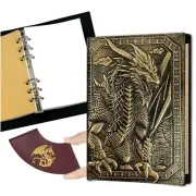 DND Notebook/Journal, Unique 400 Page Book with 3D Leather Refillable