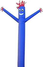 Hi Suyi 20ft Advertising Inflatable Tube Men Blow Up Giant Waving Arm Fly Puppet Christmas Decorative Signs for Business Store Party (No Blower)