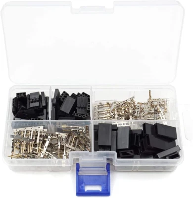 30 Sets Servo Plug Male Female Connector Crimp Pin Kit Compatible Futaba for Hit