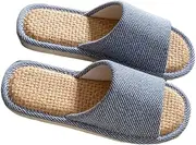 [AioTio] Cloth Slippers Linen Slippers Indoor Slippers Summer Silent Slippers Linen Slippers For Women And Men