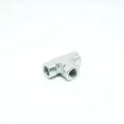Steel 1/8 Female Npt Fpt Tee T Pipe Fitting Fuel, Air, Water, Oil, Gas, Vacuum
