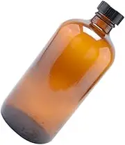 Cabilock 4Pcs Sealing Glass Bottle Brown Glass Honey Pot with Lid Storage Jar for Jam Honey and More for Home Kitchen Organization