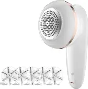 Sweater Fabric Shaver, Rechargeable Electric Lint Remover with 6-Leaf Blades ...