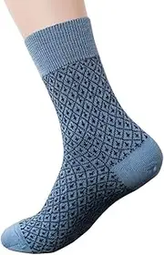 [Hirsch Natur] Lightweight socks with pattern, 100% wool (kbT)