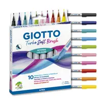 在飛比找樂天市場購物網優惠-義大利 Giotto 軟刷頭藝術筆 10色 水性 軟筆刷 毛