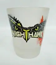 NIGHTHAWK FROSTED GLASS SHOT GLASS