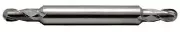 5/16" Ball Nose End Mill, Double-End, HSS, 2-Flute, 3/8" Shank, by MDX