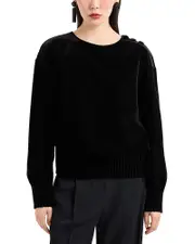 Emporio Armani Chenille Pullover Sweatshirt