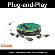 CURT 2013-2017 Buick Enclave All Custom Towed-Vehicle RV Wiring Harness