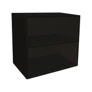 Kaboodle 600-699mm Blackberry Customisable Deep Open Med Wall Shelf
