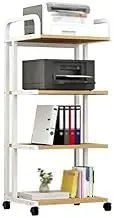 Multi-Layer Floor Standing Mobile Storage Printer Storage Rack Minimally Designed Office Storage Racks