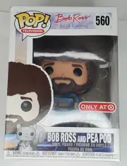 Funko POP! Television Bob Ross (with Pea Pod the Squirrel) #560 Vinyl Figure NIB