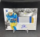 Joshua Kelley Origins Auto Patch Rookie Card