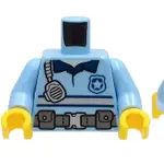 <樂高人偶小舖>正版LEGO 城市25-2 警察襯衫 絕版  警察 救生員 (單隻)身體 配件