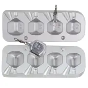 Dumpy Square Dice fishing mould 60-70-80-90g Carp Fishing Moulds