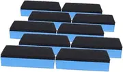 TINEASUR 10pcs Dual Sided Car Wax Applicator Pads High Density Sponge for Cleaning and Polishing Durable Reliable Waxing Sponges for Car Detailing and Maintenance