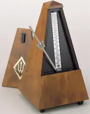Wittner Bell Wood Key Wound Metronome Walnut 813m - New - Free Extended Warranty