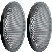 12" DJ Car Speaker Metal Mesh Subwoofer Grill Cover, 2-Piece Sub Woofer Pair