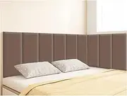 3D Kids Anti-Collision Wall Stickers 3D Peel and Stick Wall Padding, Waterproof PU Self Adhesive Headboard, Soft Protection for Home Background Playroom, 4 Colors
