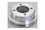 March Performance 1-Groove V-Belt Crankshaft Pulley 5-1/2" Billet Aluminium, Suit for Ford 289-351W & 302-351 Cleveland With 4-Bolt Mount