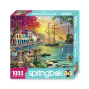 Oceanside Sunset 1000 Piece Jigsaw Puzzle Springbok New