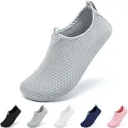 [Limberun] Water Shoes, Bathing Shoes, Women's Swimming Shoes, Beach Shoes, Bd3501 Grey, 34/35 EU