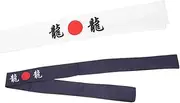[WRITWAA] Sushi Chef Headband Japanese Style Sports Headband for Men Women Karate Yoga Running