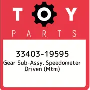 33403-19595 Toyota Gear sub-assy, speedometer driven (mtm) 3340319595, New Genui