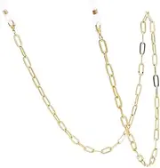 [LIFKOME] Paperclip Necklace Chain Dual Use Lost Face Cover Lanyard for Glasses Masks Stylish Accessory for Convenience