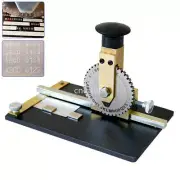 Manual Deboss Metal Label Embosser Dog Tag Stamping Embossing Marking Machine