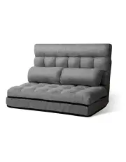 [Artiss] Lounge Sofa Bed 2 Seater in Grey