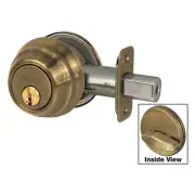 Master Lock Grd 1 Single Cylinder Deadbolt KW1 AB