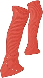 [Hellery] Ice Skating Leg Warmers Ice Figure Skating Socks Knitting Leg Warmers for Workout