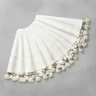 Hearth & Hand Embroidered Tree Skirt with Tassels Cream 52” Magnolia Home